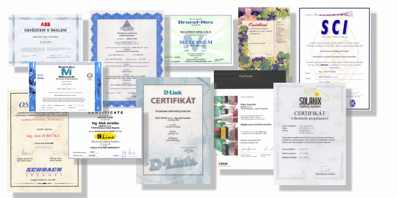 certifik�ty